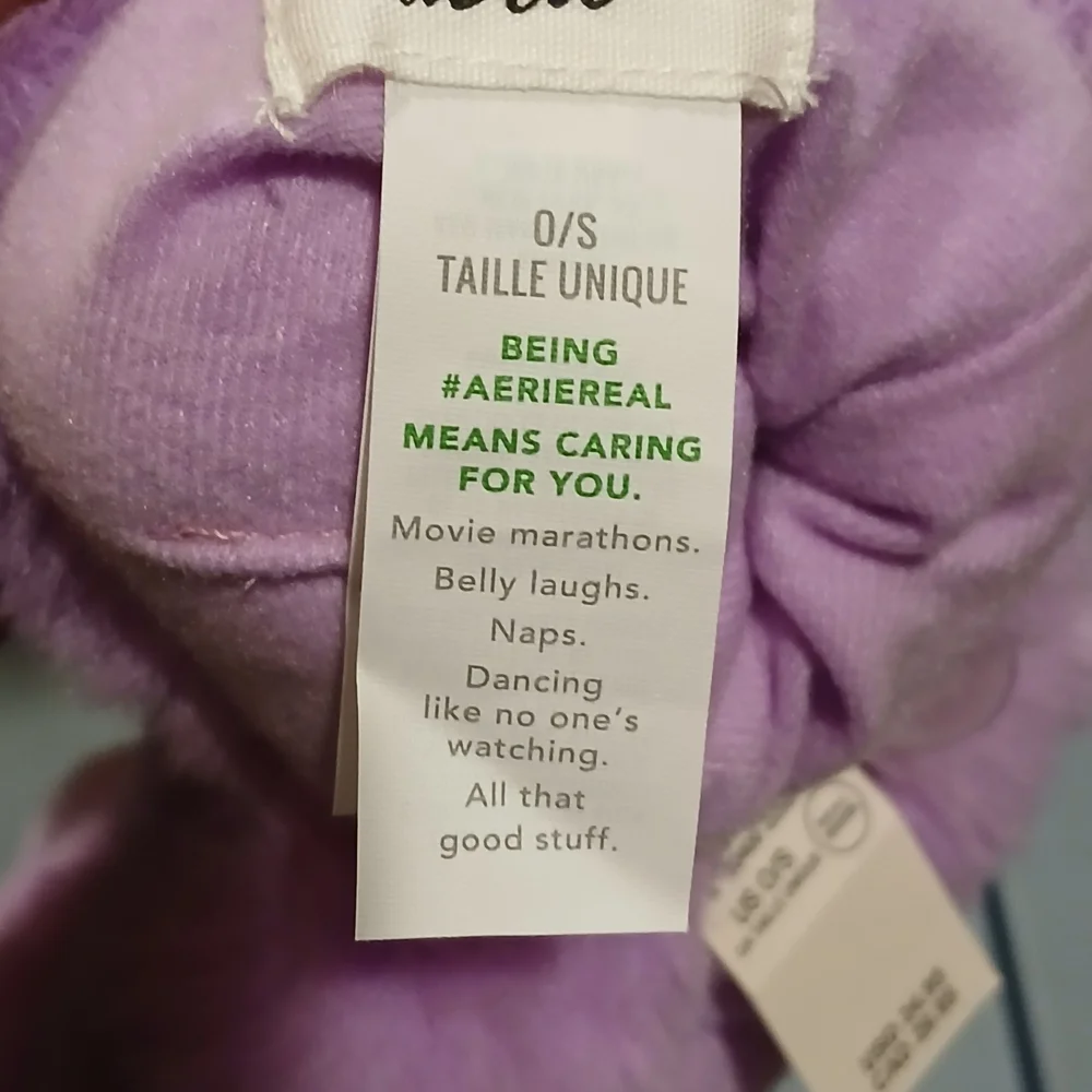 Plush Lavender Mittens And Black Steve Madden Ear Muffs
